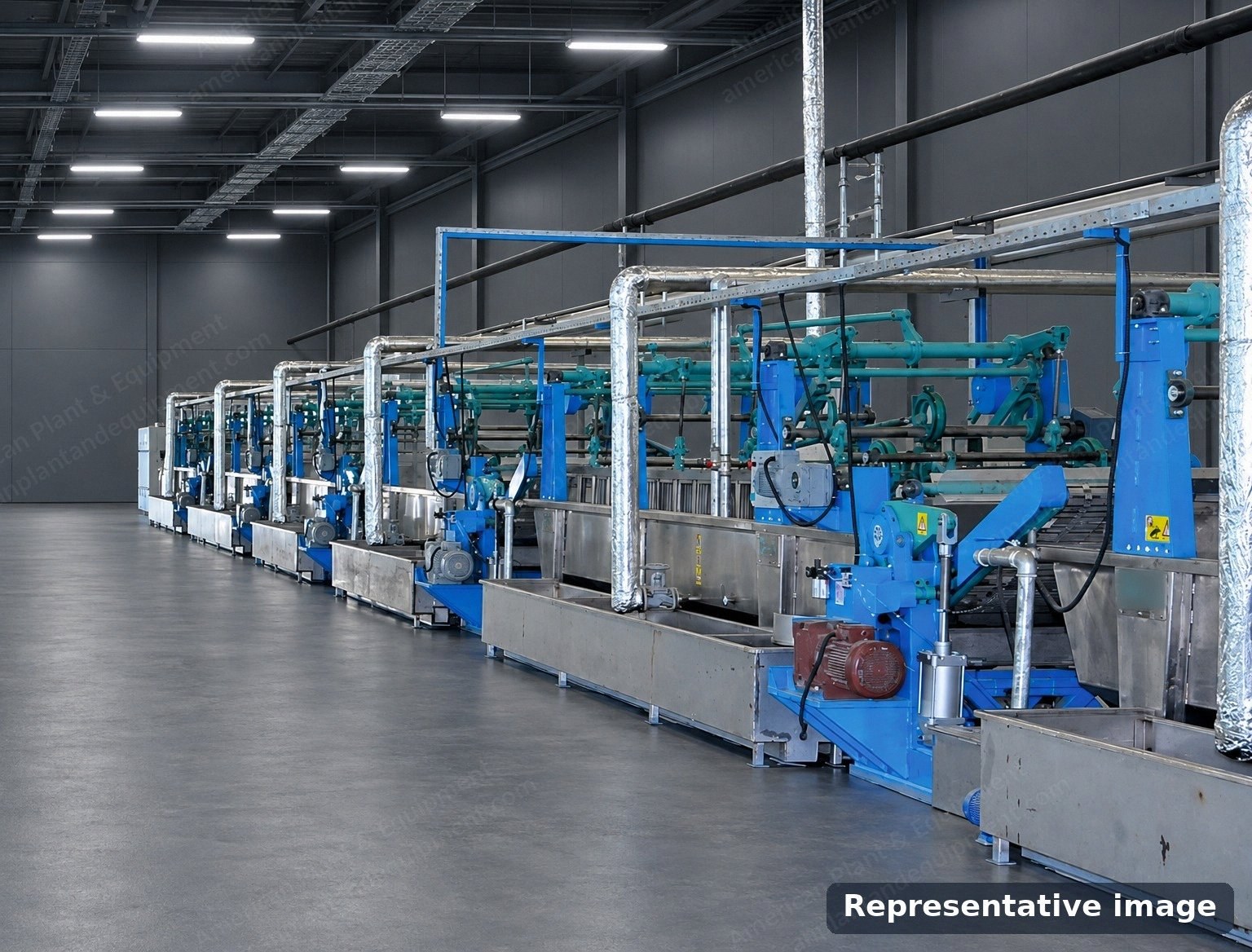 NovaStar, WC116, New, Complete Raw Wool Washing (Scouring) and Drying Plant, up to 1,000 kg/h, 7-Bowl Chrome-Nickel Washer