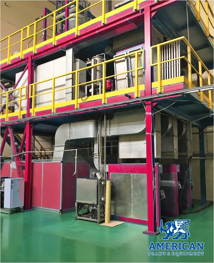 Barmag, MAE, 2011, PET POY Melt-Spinning Line, 230 kg/hr, 24 Yarn Ends, 90mm Extruder