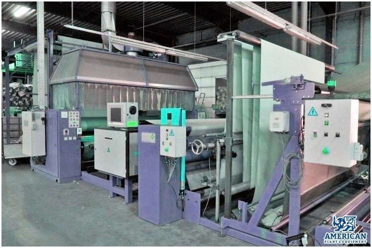 Lemaire, SMZ, 2008, Thermo-Fixation Finishing Line, 3200mm Working Width, Mahlo Weft Straightener, E+L Entry