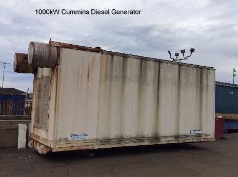 Cummins, 1000 kW, 1985, V16 Diesel Engine, Magna-One Generator Set, 60 Hz