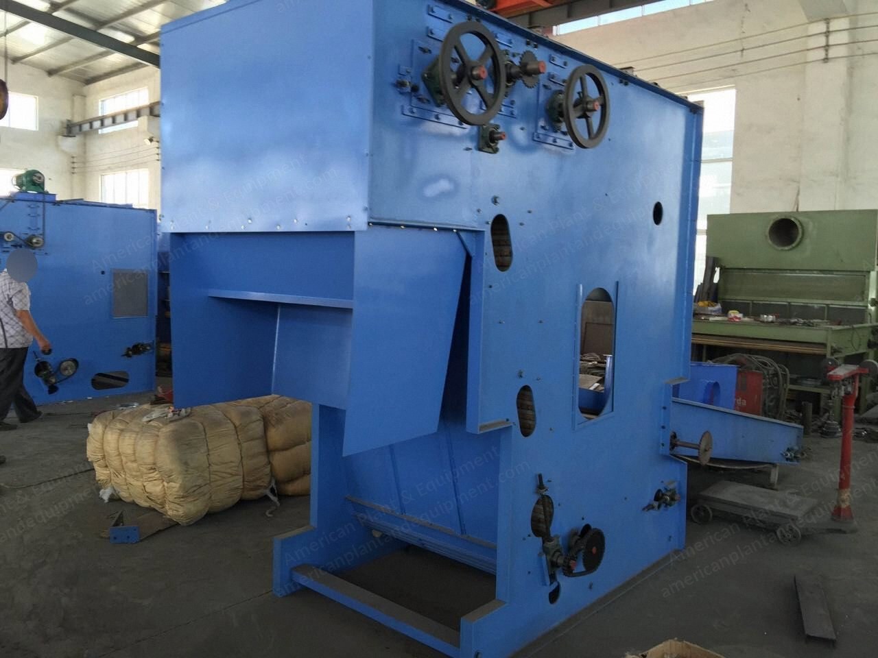 NovaStar, FP187, Small Bale Opener, Stainless Steel Body, Wet Fiber