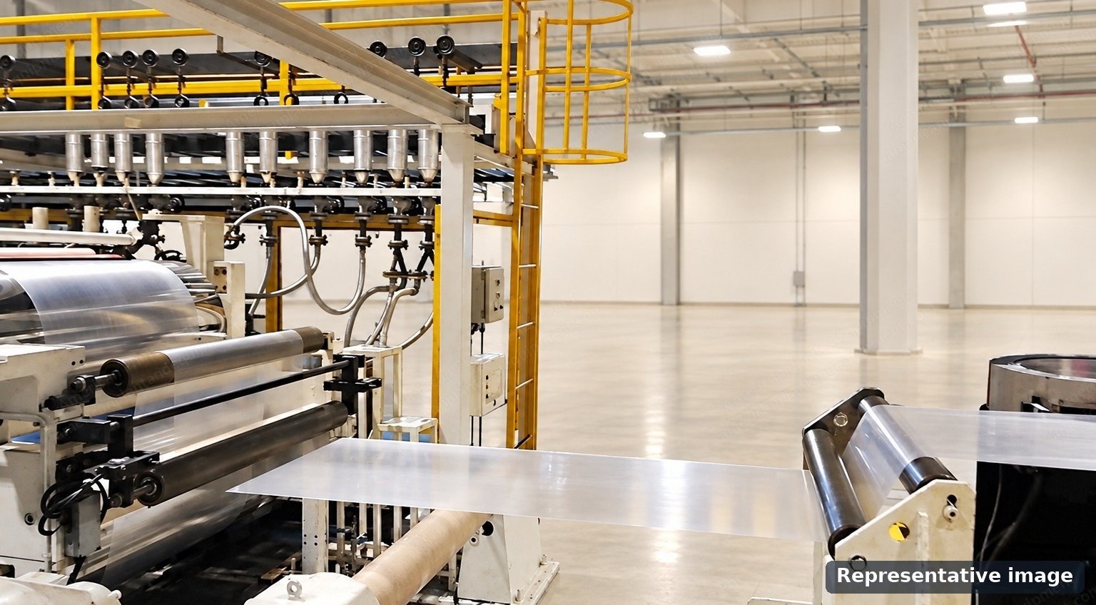 DMT / ESOPP, 1997, 3-Layer ABC BOPP Film Production Line, 6500mm Working Width, 12 to 50 Micron, 250 m/min