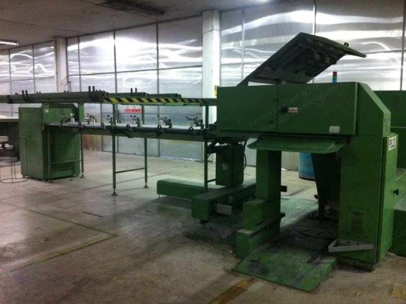 Complete Worsted Spinning Line, Rebreaking, Preparation, and Spinning Departments