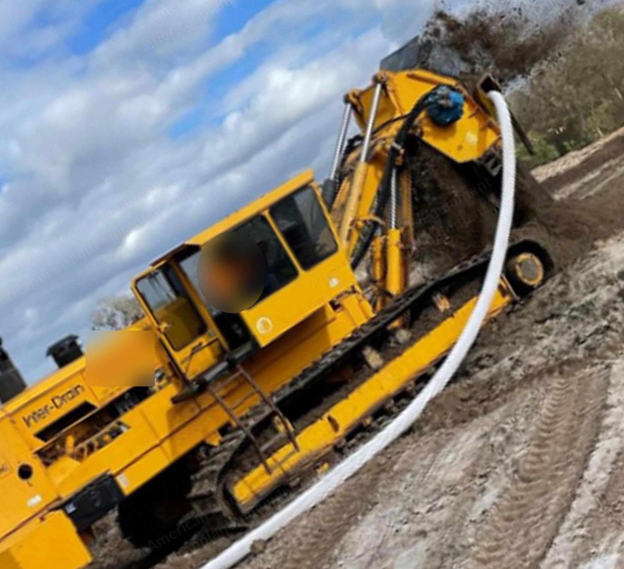 Inter-Drain, 6050HT, Ride-On Trencher / Cable Plow, 4400 Hours