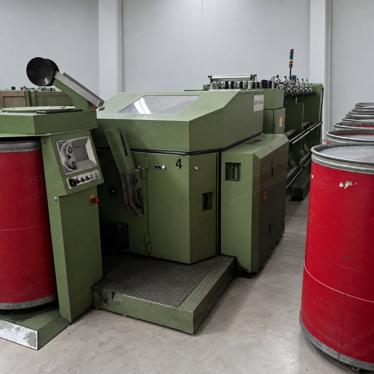 Sant'Andrea, P100 Millennium, 2005, Rectilinear Combing Machines, 24 Doubling Creel, 800 x 1,200 mm Cans, 2 Units