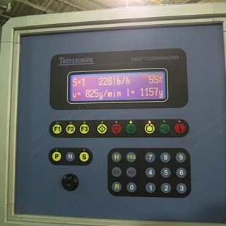 Truetzschler, HSR 100, 2002, Draw Frame, Can Size 16" and 18", Automatic Can Changer, Power Creel, Autoleveller