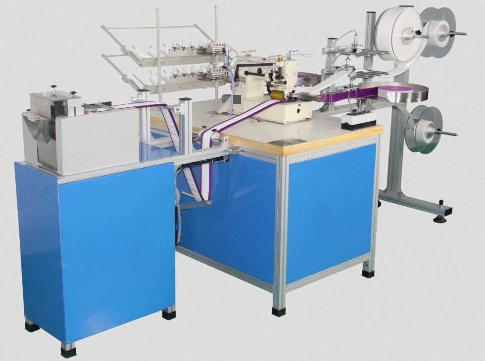 NovaStar, MB138, Mattress Handle Strap Sewing and Cutting Machine, 75mm Max Strap Width, 6 m/min, Single-Phase