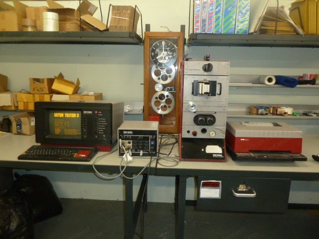 Uster, UT3, 1988, Yarn Tester, with Line Conditioner, Monitor, Keyboard, Printer