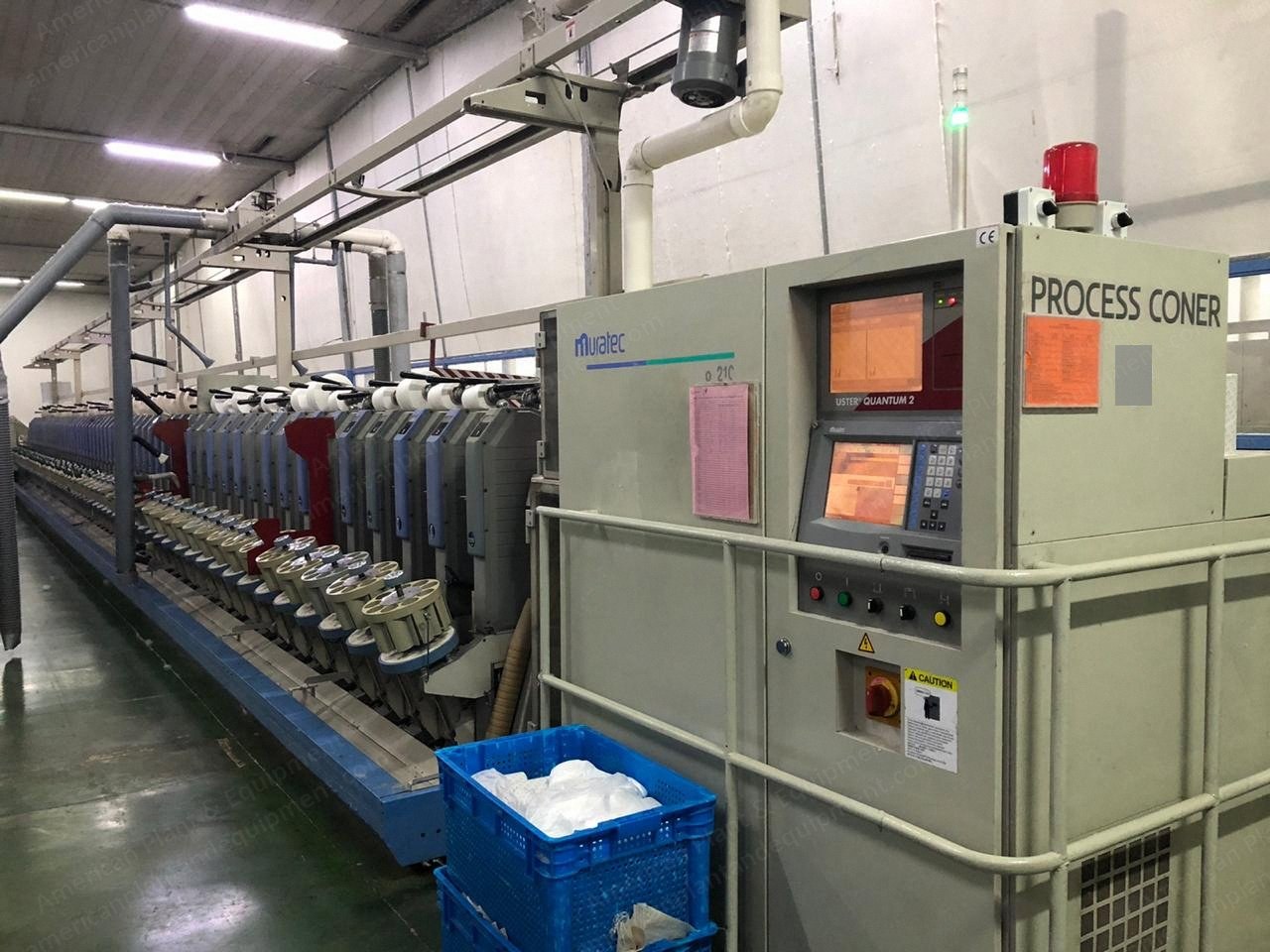 Murata, 21C, 2007, 72 Drums, Magazine Type, Uster Quantum 2 Yarn Clearer