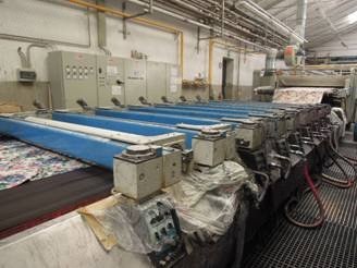 Reggiani, Renoir Futura, 1992, Rotary Printing Machine, 2200mm Width, 9 Colors, Gas Heated
