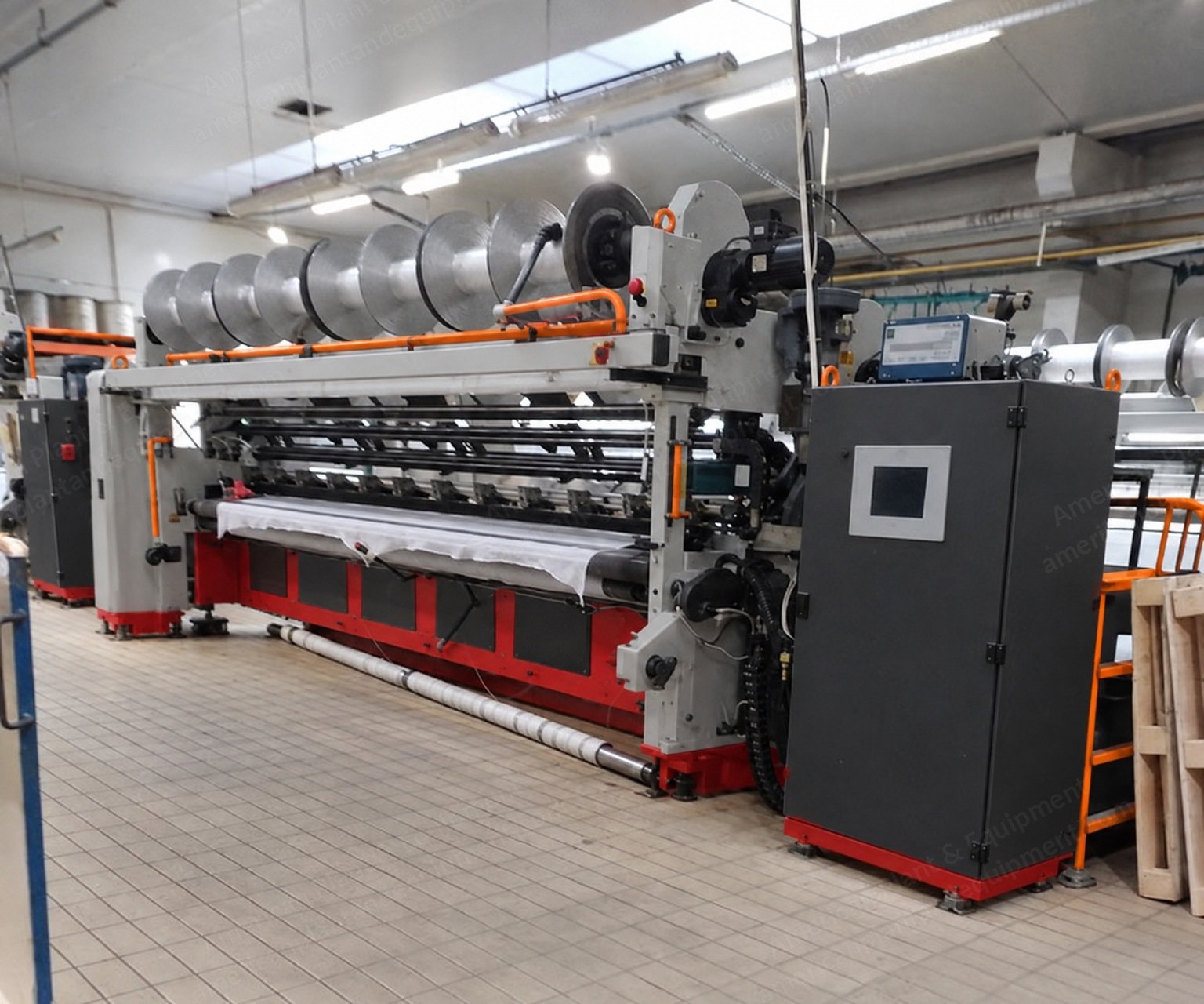 Karl Mayer, HKS-3 M E 28 and HK-2 E 28, 2007 to 2019, Warp Knitting Machines, 130 to 186 Inch Widths, 8 Machines