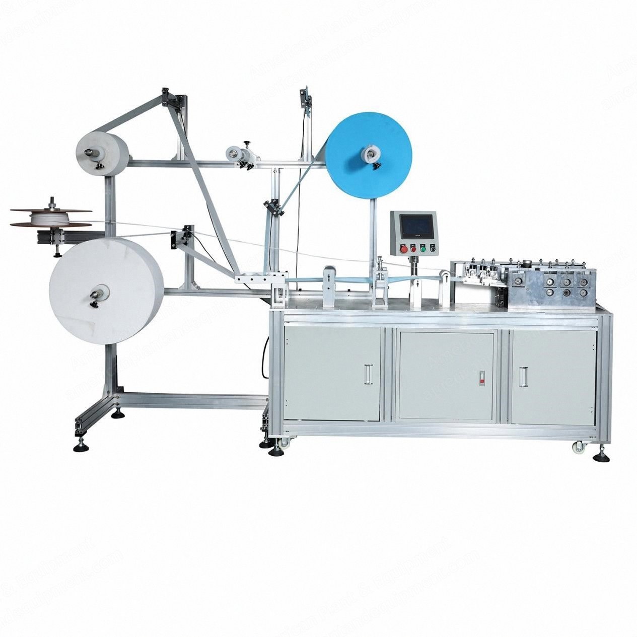 NovaStar, FM215, Semi-Automatic Surgical Mask Blank Production Machine, 150-160 pcs/min, 1-4 Layers, 2.75 kW