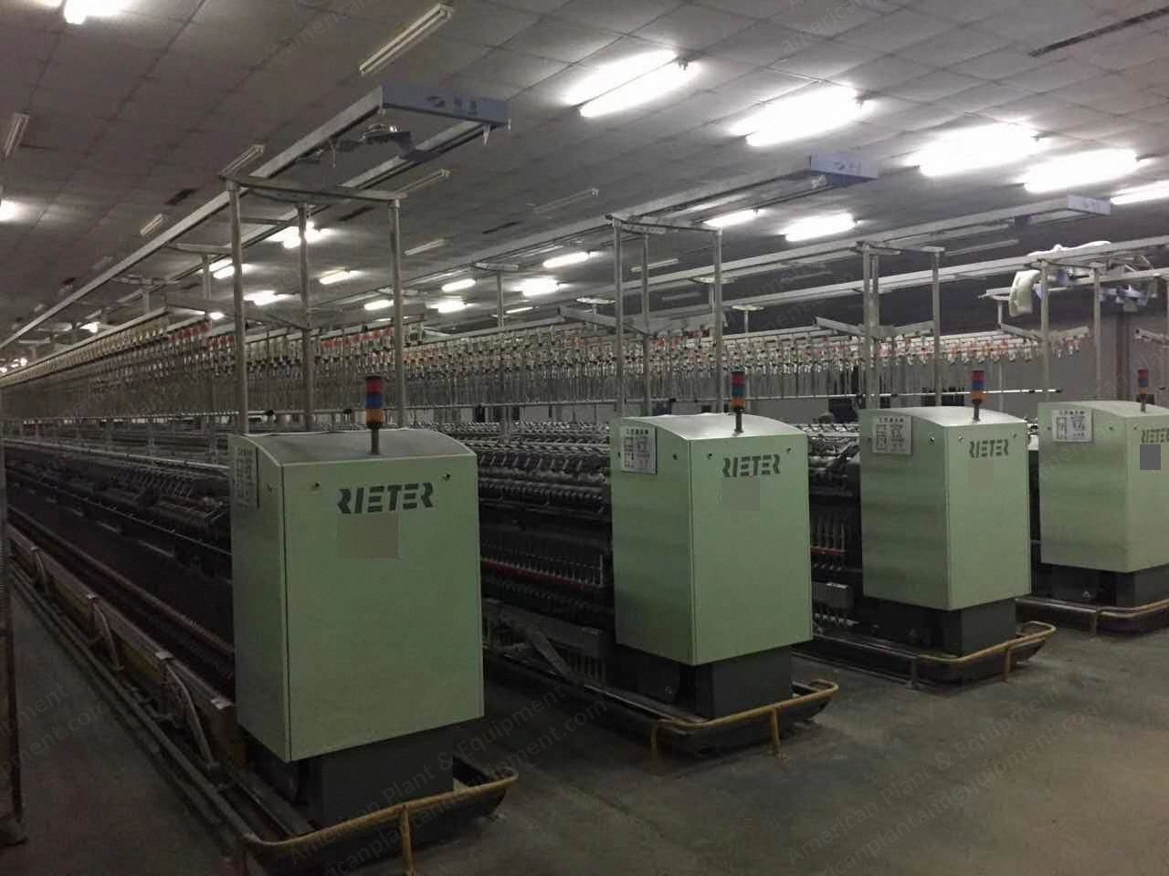Rieter, K45, 2010, 1632 Spindles, with Muratec 21C-S Link Coner 32 Spindles
