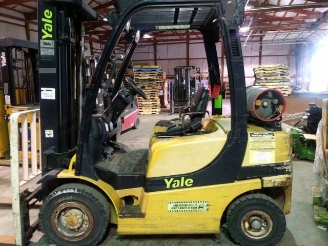 Yale, GLP050VX, 2008, 5000 lbs Capacity, Triple Stage Mast, Sideshift