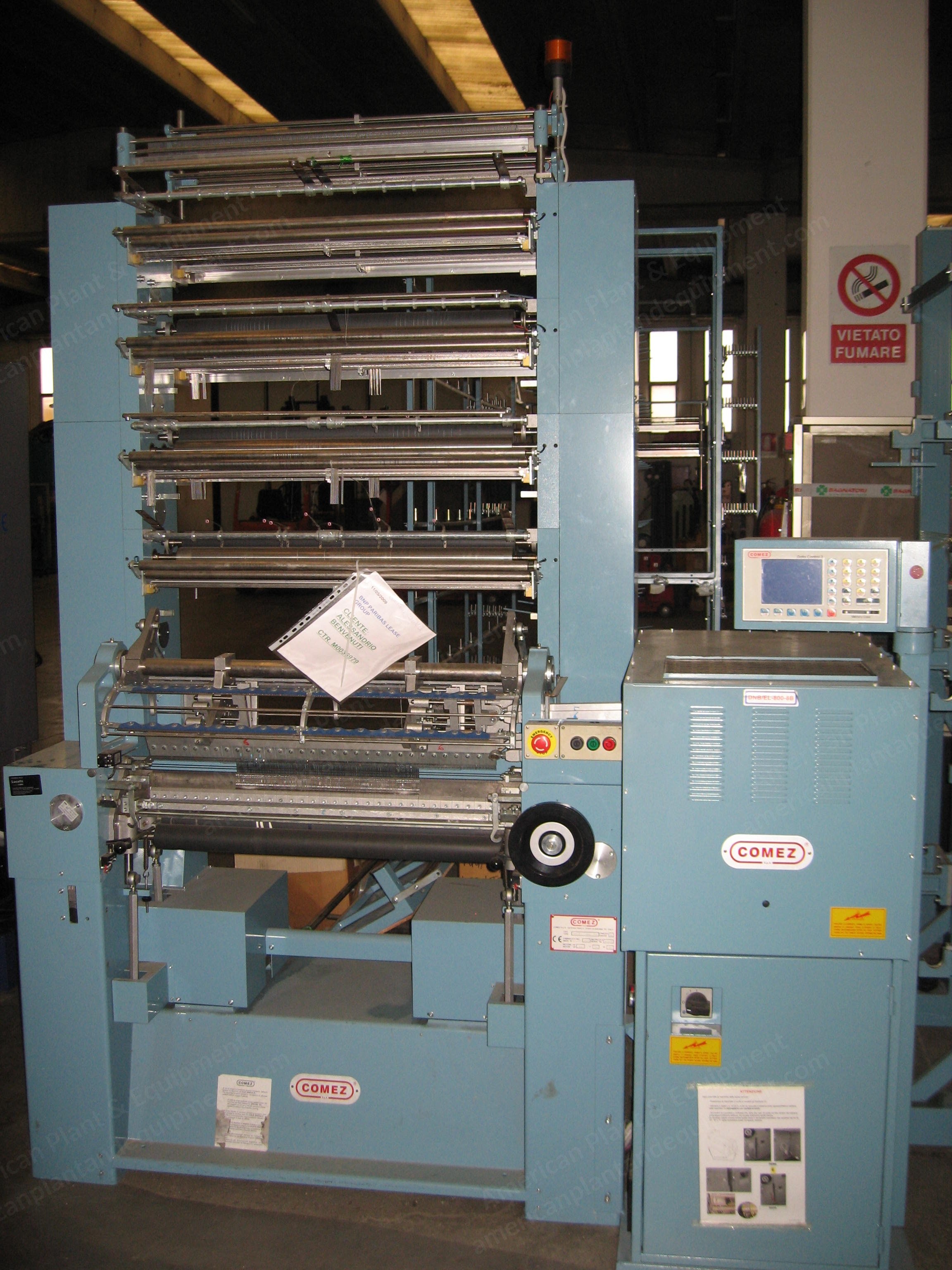 Comez, DNB/EL-800-8B, 2006, Crochet Knitting Machine, 10 Gauge