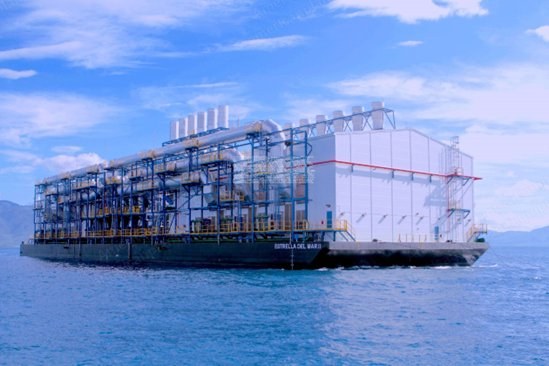 Wartsila, 18V50DF, 2011, 106 MW Combined Cycle Power Barge, 60 Hz, Dual Fuel