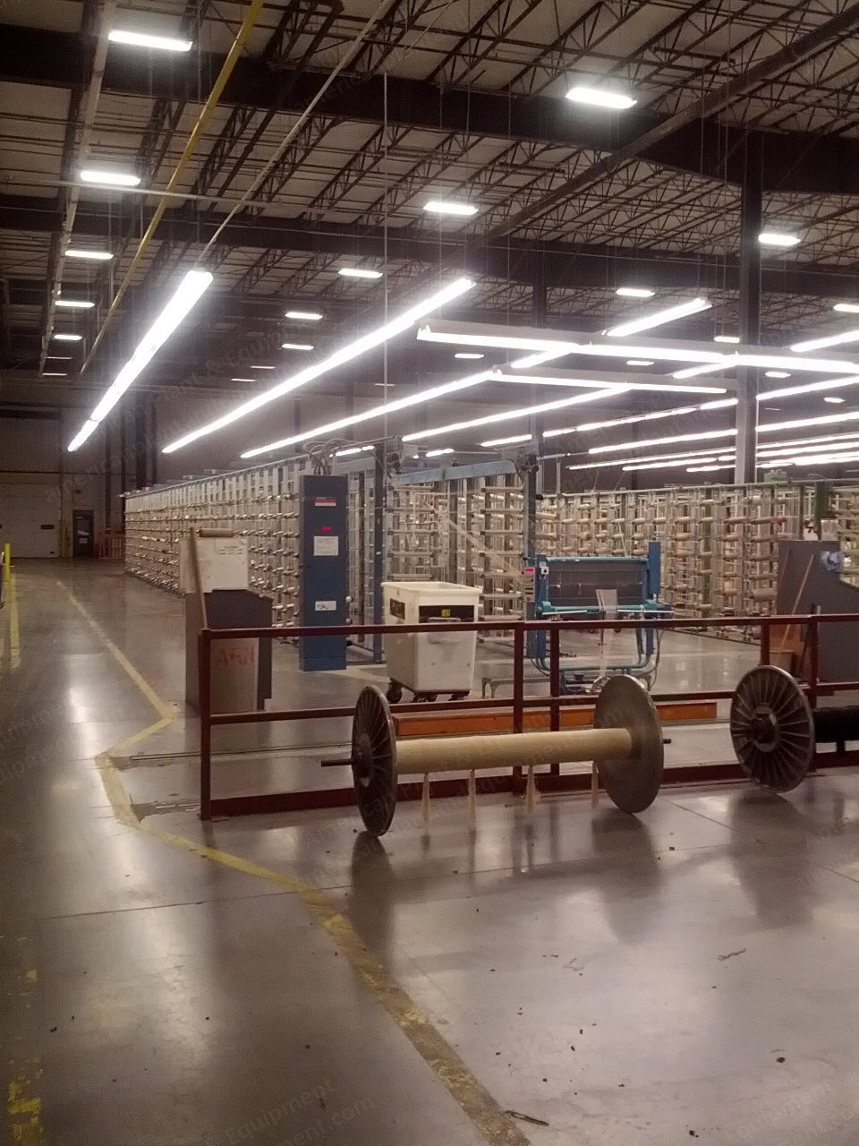 Benninger, Supertronic, 1998, Sectional Warper, 88" Drum Width, 67" Rise, with (2) Magazine Creels