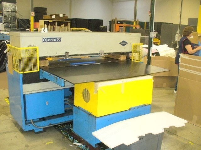 Samco, Series 70, Die Cutter, 67x60.5 inch Bottom Table, 89x22 inch Top Head