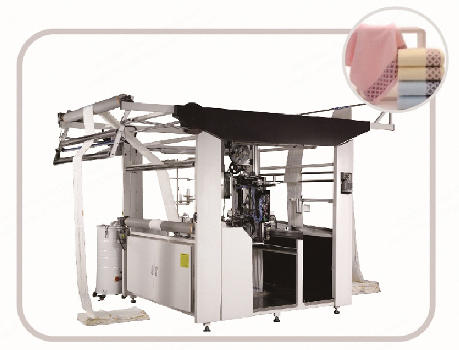NovaStar, WM407, Fully Automatic Terry Towel Length Hemming Machine, 720 m/hr, 220-1200mm Width