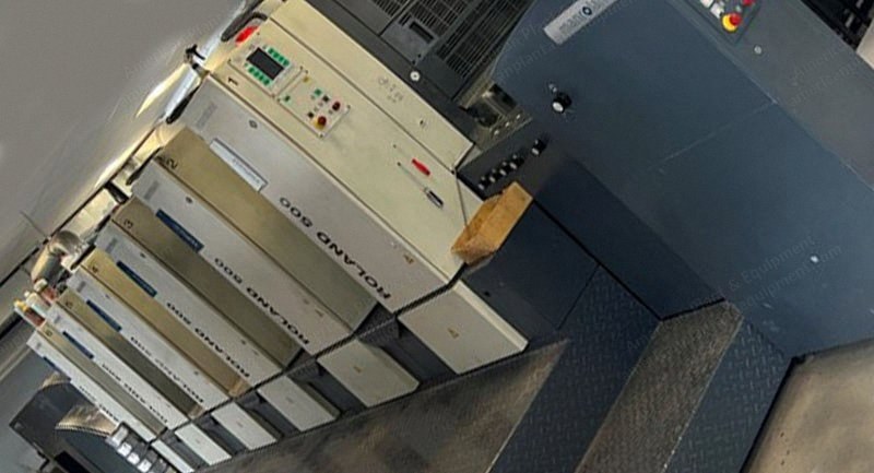Manroland, R 505 LV HiPrint, 2010, 530x740mm, 5 Colors, Straight Machine