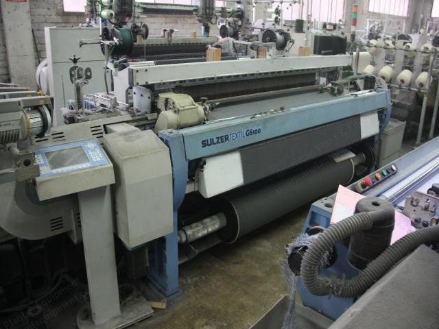 Sulzer, G6300, 2002, Rapier Looms, 2200mm Width, Electronic Dobby