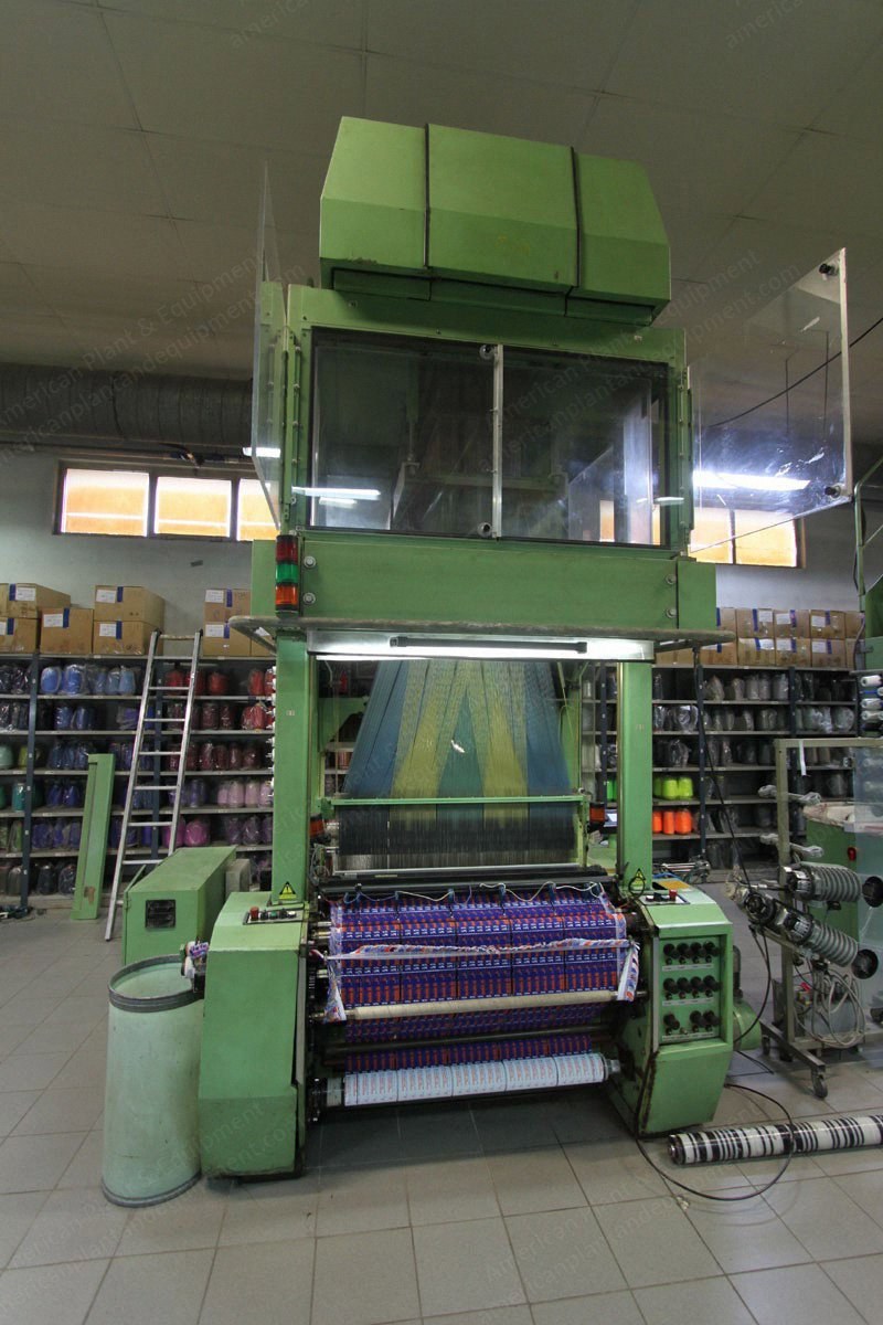 Muller, Mujet 2S, 2001, Air Jet Label Loom, 8 Colors, 740 RPM, Mudata 300