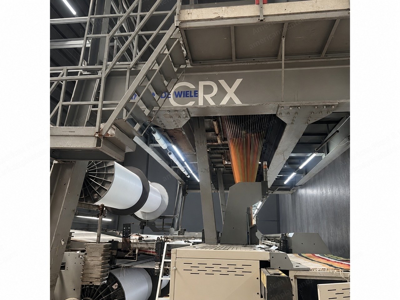 Van de Wiele, CRX82, 2005, Face-to-Face Carpet Loom, 4 m (157 in) Width, 8 Colors, Reed 420, 2 Jacquards, 2 Rapiers