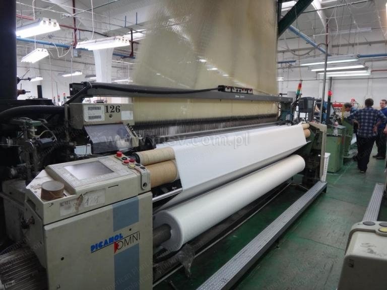 Picanol, Omni F-4-R380-4-F J380, 2002, 3800mm Width, Dobby and Jacquard, 400 rpm