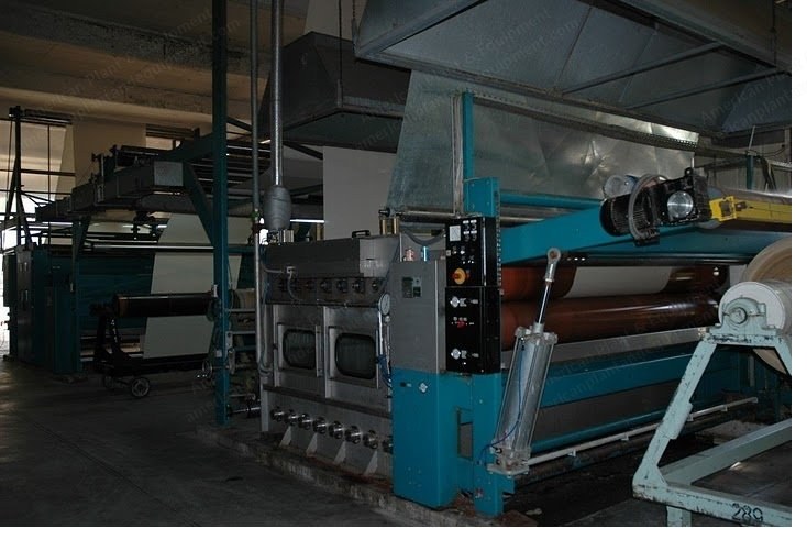 Osthoff Singeing and Desizing Machine, 2003, 340cm Fabric Width, Gas Heated, 100m/min
