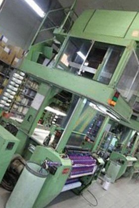 Muller, Mujet MBJL 2S 115, 2001, Air Jet Label Loom, 8 Colors, 1152 Hooks