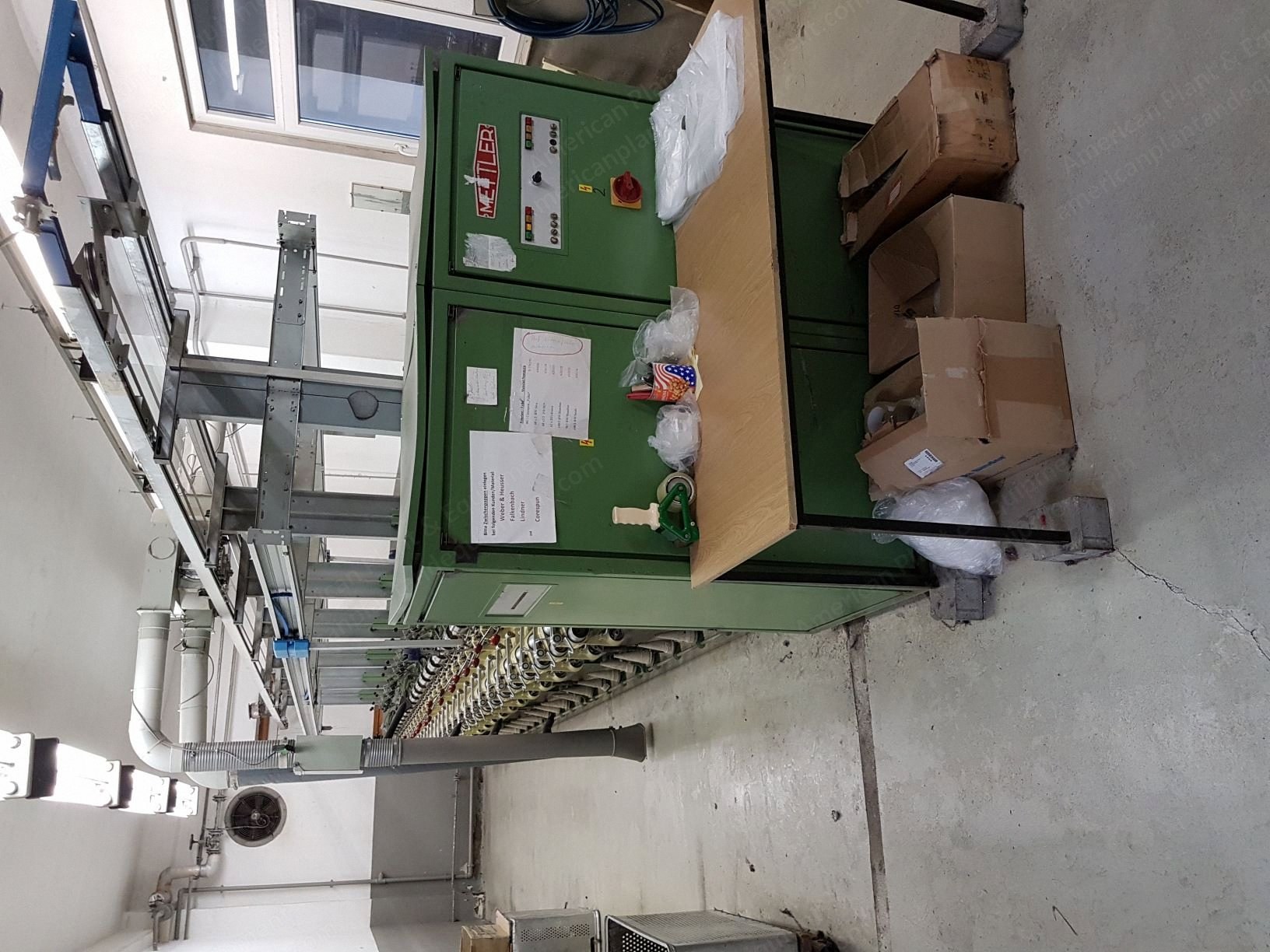 Thies, High Temperature Yarn Dyeing Mill, 5 Tons Per Day Capacity, Polyester 10 Tons Per Day, Complete Mill with Dyeing, Drying and Winding
