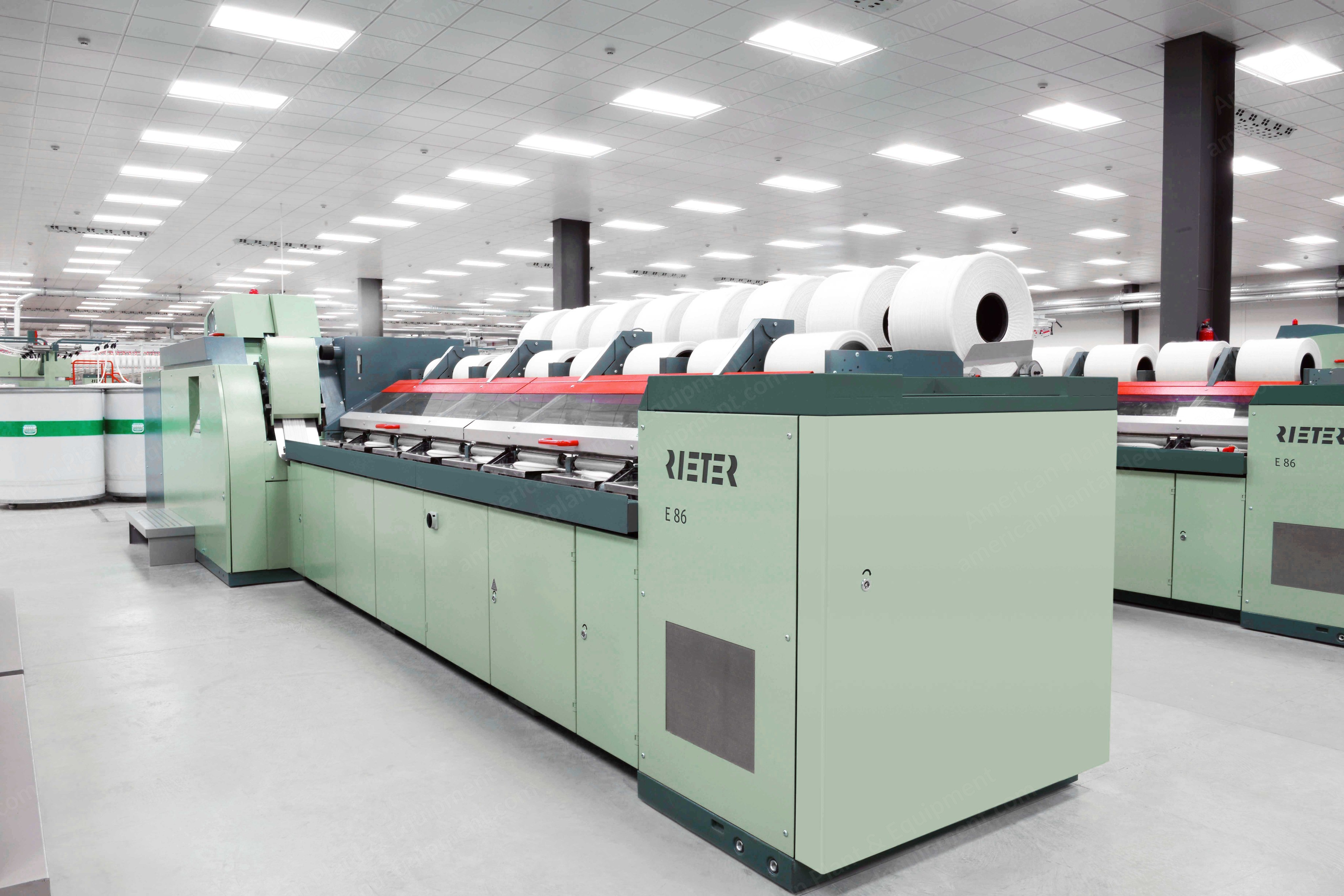 Rieter, E-86, 2017, 8 Heads, 600x1200mm Can, with Rieter E36 Unilap