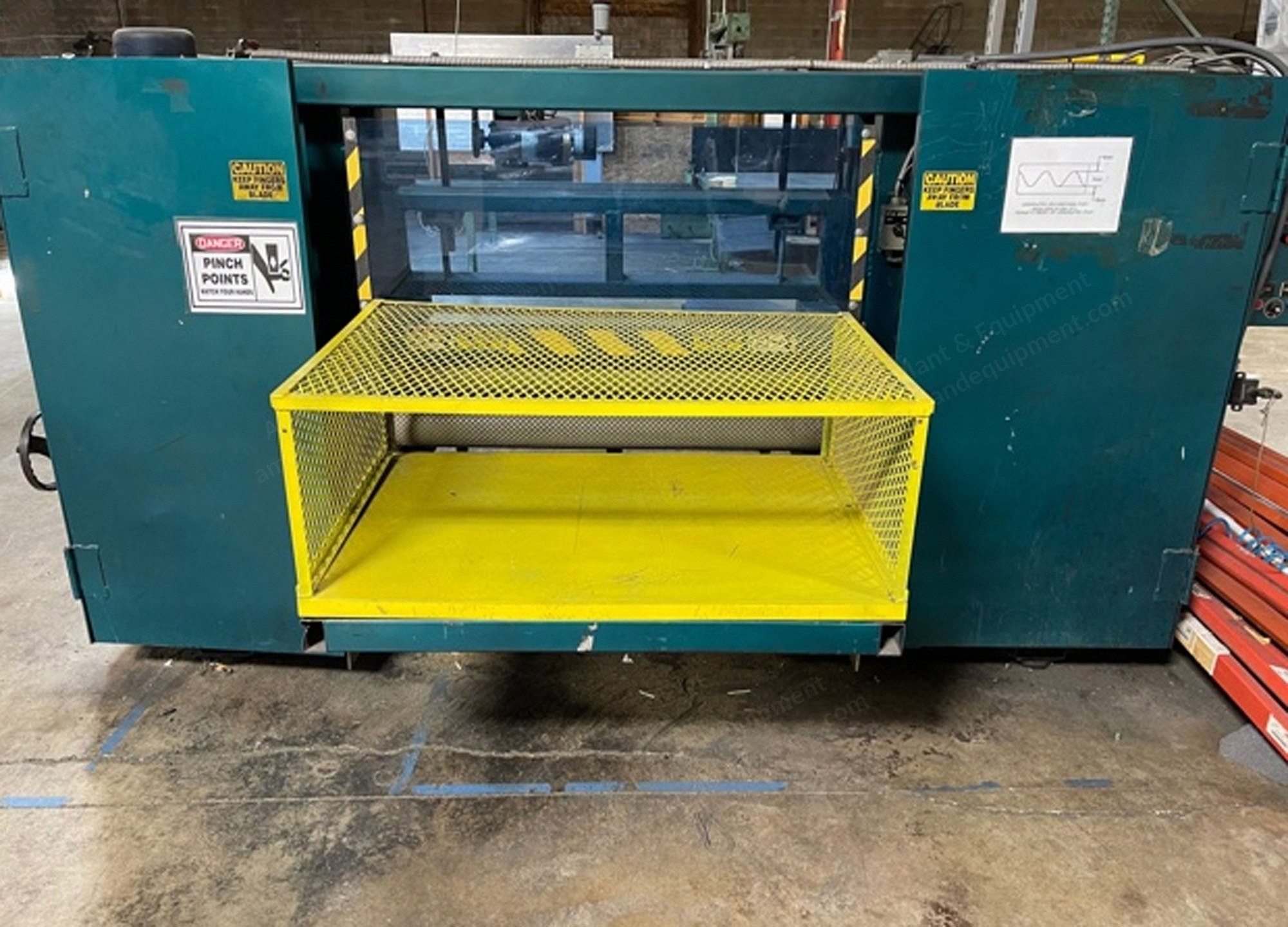 Triple-J, Combination Foam Skiver and Convoluter, 1995, 48" Working Width, 54" Opening Width