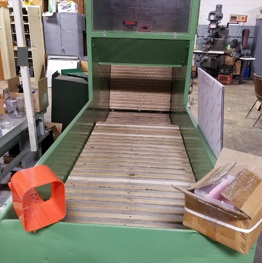 Ormont, 2-Nozzle Pillow Blower, with Fiber Controls Hopper Feeder, Wise Opener, Blower