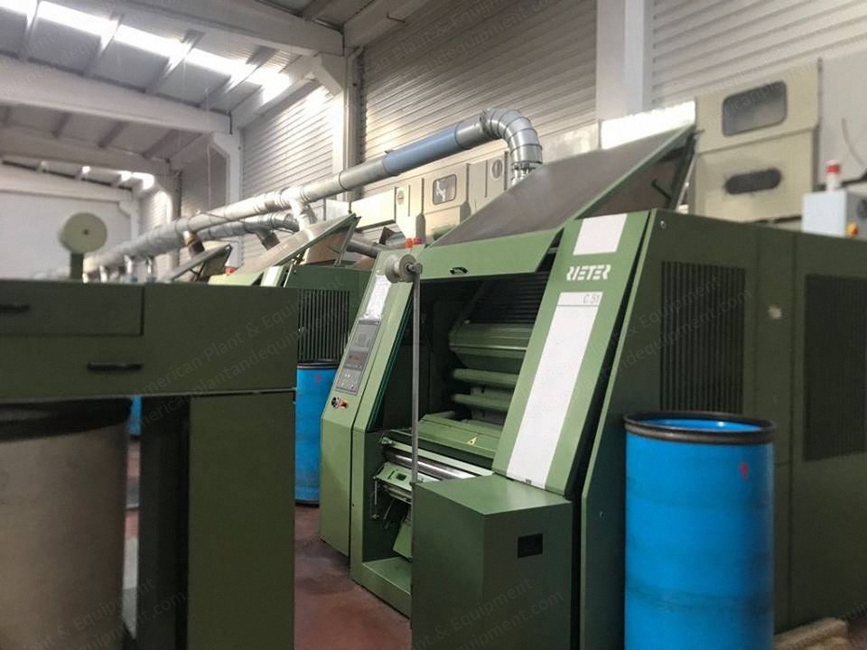 Rieter, C51, 2000, Can Size 40x45, 380V