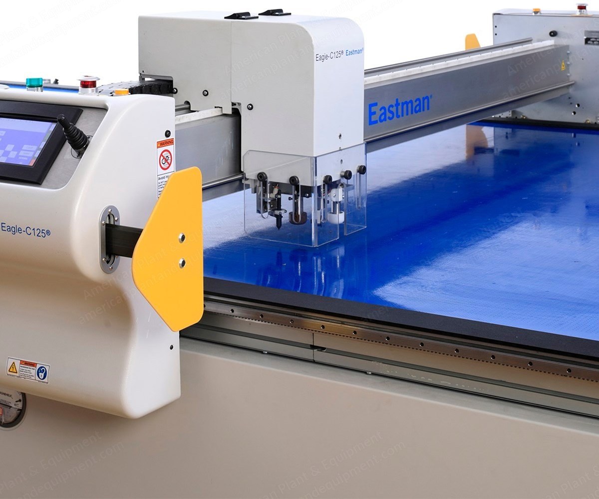Eastman, Eagle C125, 2020, 78" x 24' Cutting Area, CNC Fabric Cutting Conveyor System, Vacuum Hold Down
