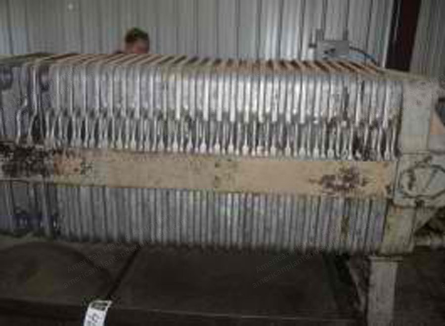 Plate & Frame Filter Press, 36x36 Inches, 30 Aluminum Plates