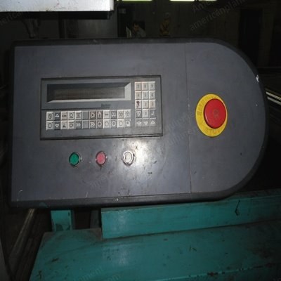 Buser, Hydromag 7, 1997, Flat Bed Screen Printer, 2600mm Blanket Width, 8 Colors, Thermal Oil Heated Dryer