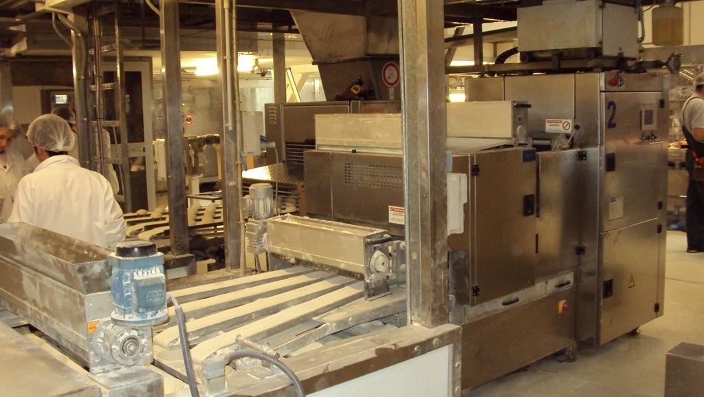 Koenig, Automat Industrie II, Bun Roll Line, 4 Rows, 110-260g Weight Range, 9600 pcs/hr