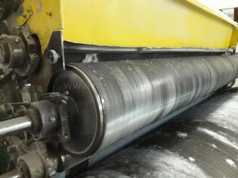 Befama, CU 661, 2014, Nonwoven Production Line, Felt Upholstery, Asselin 2700x3000 Fleece, AC39 Rotary Guillotine