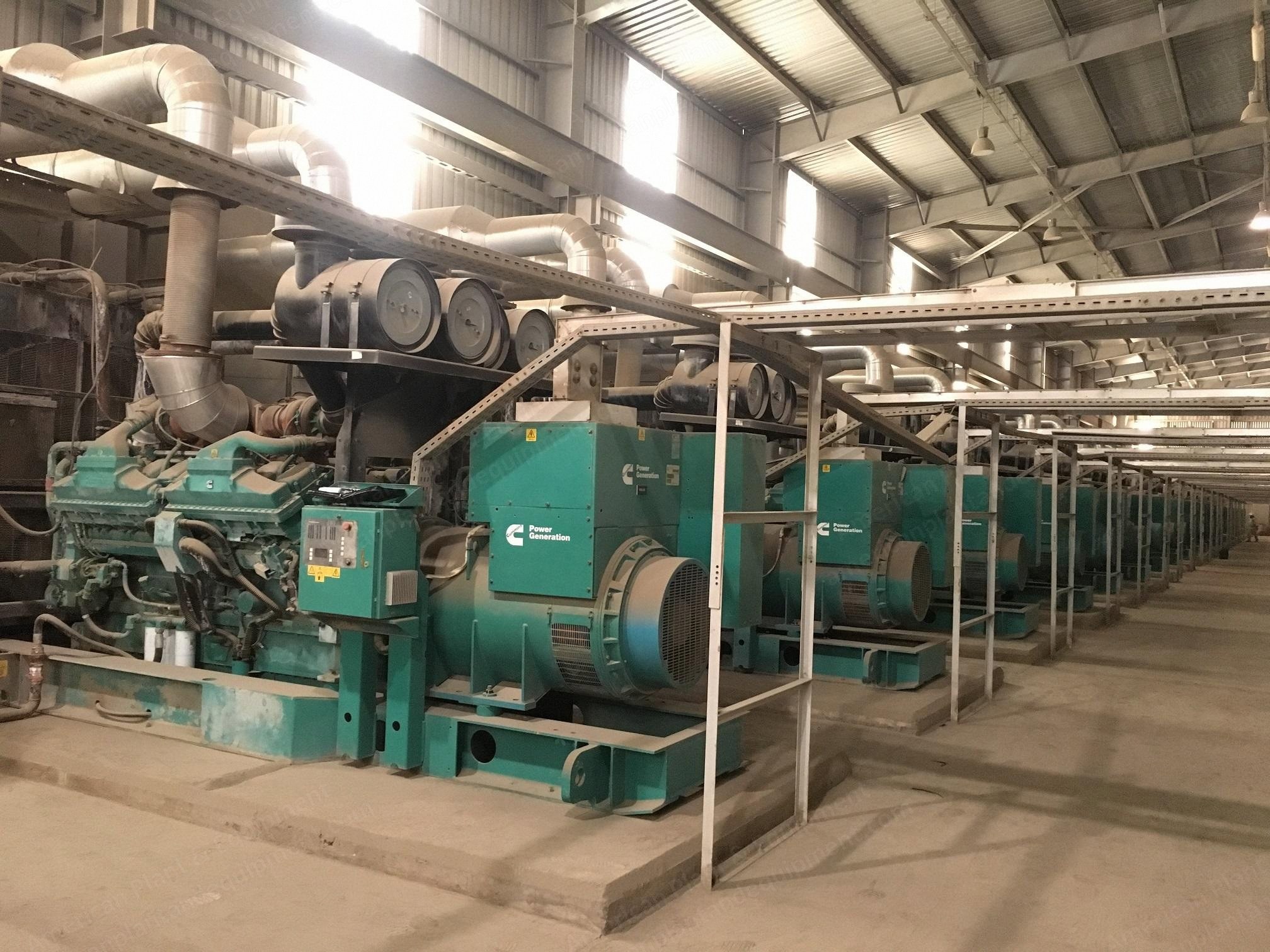 Cummins, 50 MW Power Station, 2011, Diesel, 25x Cummins C2250 D5 Gensets, 50 Hz, 400V