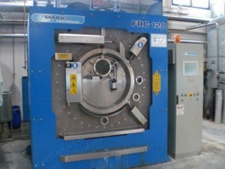 Maino, Denim Stone Washing Line, 2001, 1000-1200 Items/Shift Capacity, 3 Washing Machines, 2 Dryers