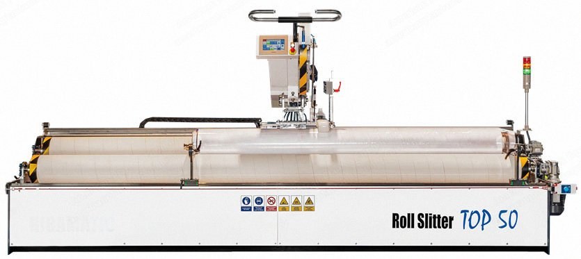 Ribamatic, Top50, Roll Slitter, 3000mm Max Roll Width, 550mm Max Roll Diameter