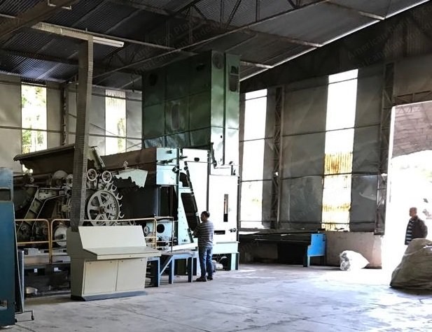 Duesberg Bosson, Asselin, 1990, Nonwoven Line, 5500mm Working Width, with Card and Crosslapper