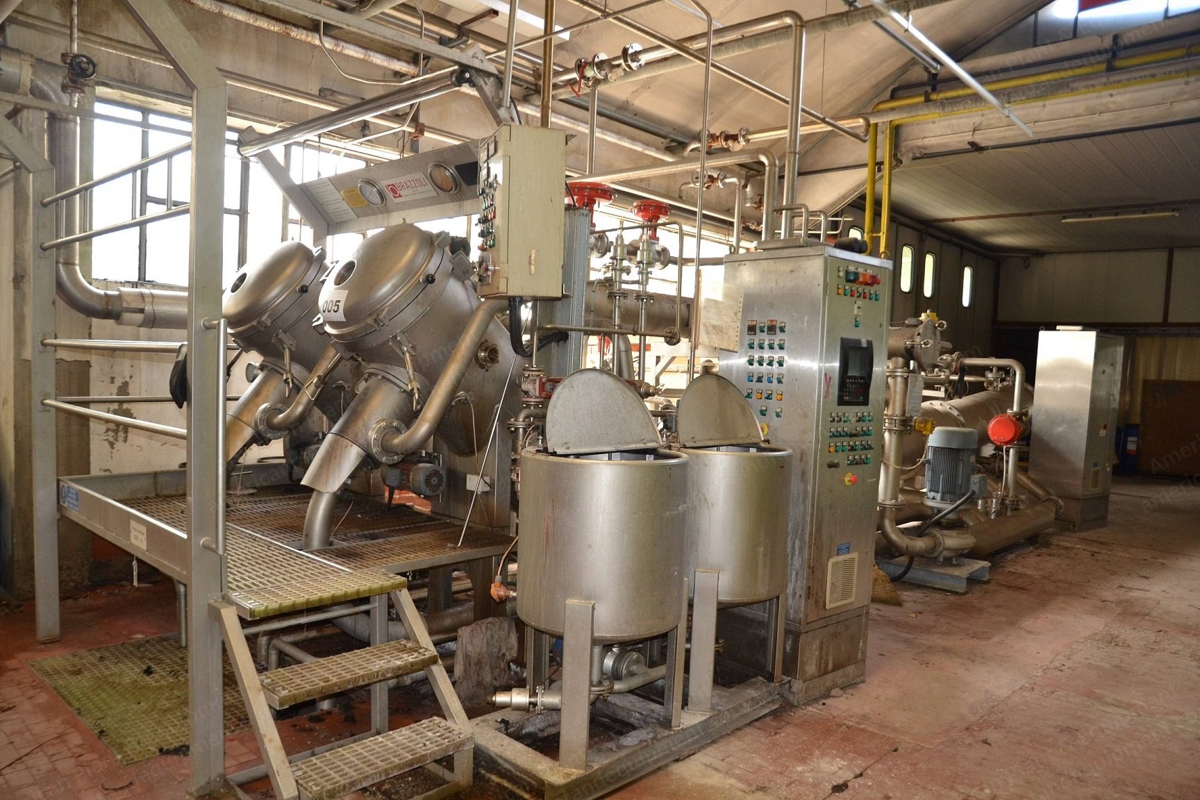 Brazzoli, Sirio HT 400, 2001, 2 Tubes, 400kg Capacity, High Temperature Long Tube Jet