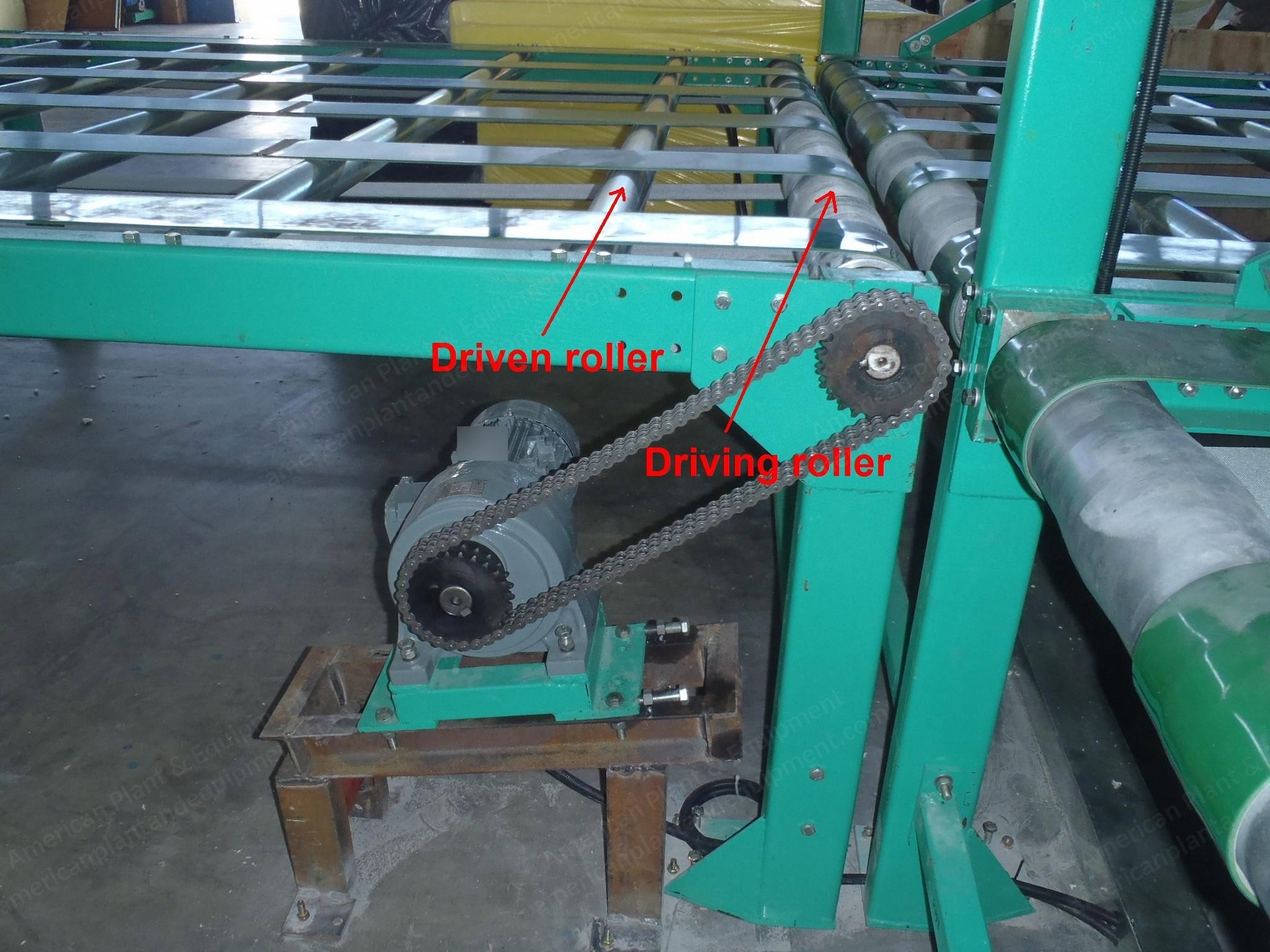Motorized and Non-Motorized Conveyor System, 2400mm Wide, 6.8 m/min Max Speed