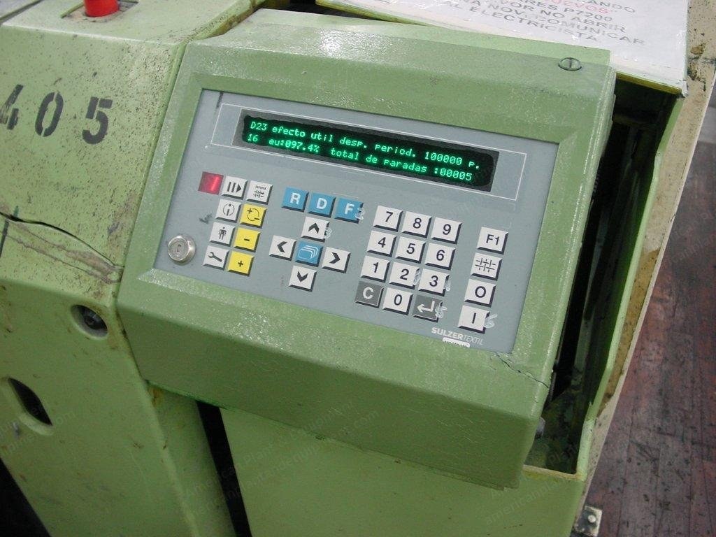 Sulzer, P7200, 1992, 2 Colors, Excenter 10 Levers, 6 Heald Frames, 2 Feeders
