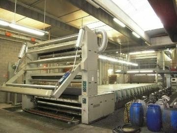 Reggiani, Unica 320/18/14, 1998, 3200mm Working Width, 14 Colors, 4 Chambers Gas Dryer