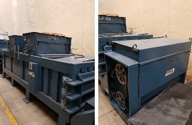 Continental, Bale Presses, Silo, and Condenser System, Composed of 2 Balers, Splitting Silo, Fiber Condenser