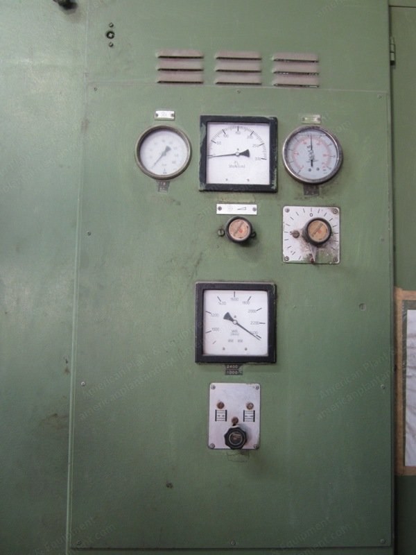 Kusters, 212.50-2400, 1991, 2 Bowl Calender, Working Width 2400mm, Thermo Oil Heated